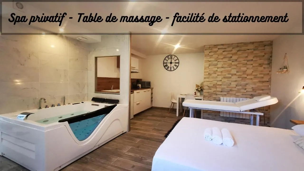Le Temps D'Une Pause, Jacuzzi Et Table De Massage Saint-Maurice-l'Exil